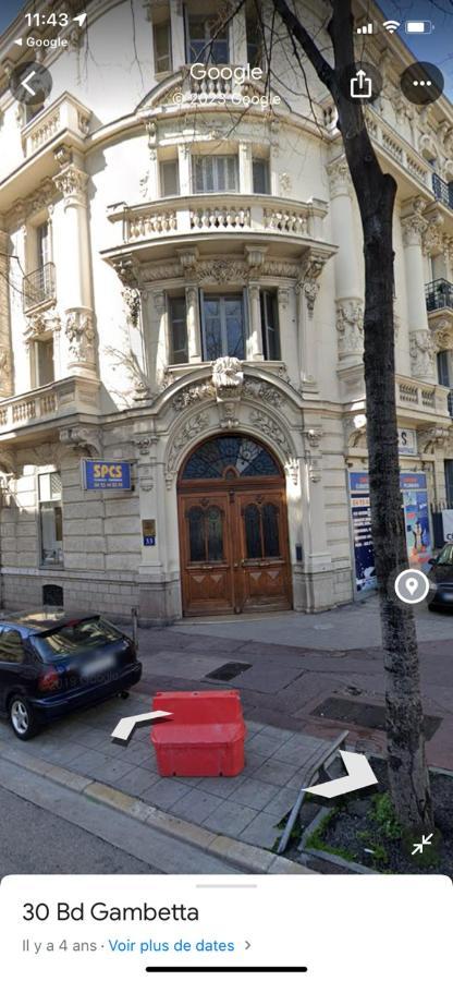 Appartement T2 Coconing, Wifi, Internet, Clim, 300M Plage Nizza Kültér fotó