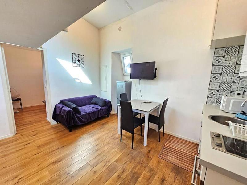 Appartement T2 Coconing, Wifi, Internet, Clim, 300M Plage Nizza Kültér fotó